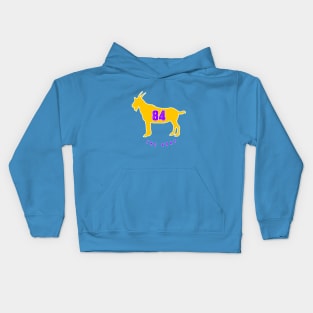 The GOAT- Purple Minnesota Moss Goat Kids Hoodie